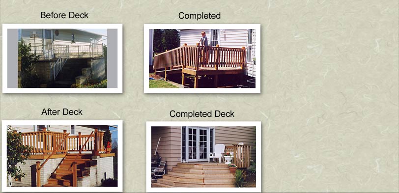 Deck Steps and Lattice